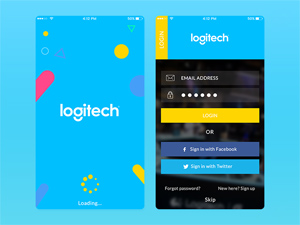 Logitech Mobile App Design – Free Resource