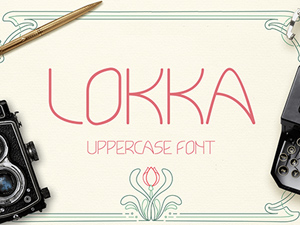 Lokka Font – Geometric Typeface