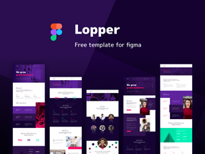 Business Website Template for Figma – Looper