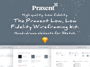 Low Fidelity Wireframing Kit