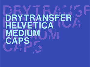 LRC Type – DryTransfer Helvetica Medium Caps