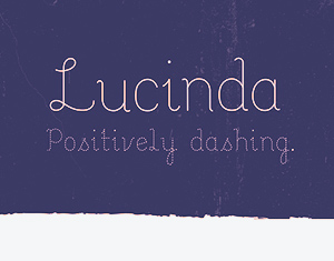 Lucinda Script Font