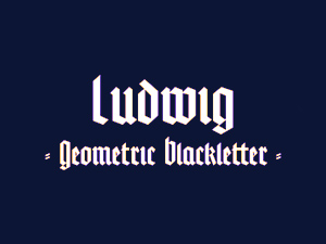 Ludwig Typeface Font