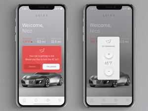LUNAR App Mobile Template by Nicolás