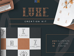 Luxe Creation Font Kit