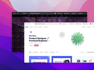 macOS Monterey Safari Mockup