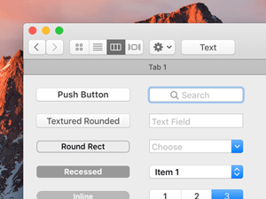 macOS Sierra UI Kit for Sketch