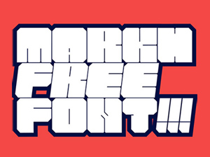 Markh Font – Fat Block Typeface