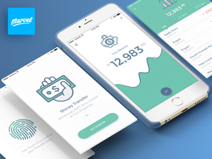 Marvel Banking Ui Kit for Sketch