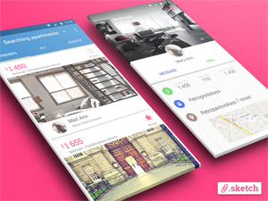 Material Design App by PLUS8 Mobile Design