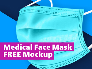 Medical Face Mask Mockup – Free Resource