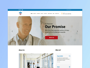 Medical Website Template – Free Sketch