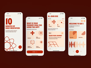 Mental Wellness App UI