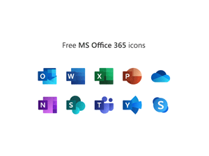 Microsoft Office 365 Icons
