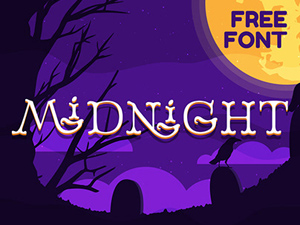Midnight Display Font