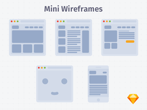Mini Light Wireframes by Luka Dadiani