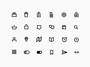 Minima Line Icons Pack made in Sketch