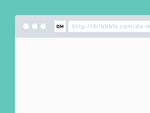 Minimal Browser PSD Template