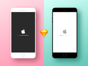 Minimal iPhone Device Mockup – Sketch Resource
