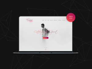 Art Agency Template – Free PSD