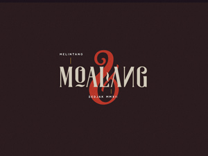 Moalang Pro Vintage Hand Lettering Typeface