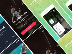 Sketch Mobile App Onboarding Screens
