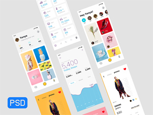 Mobile App Presentation Mockup: Free PSD