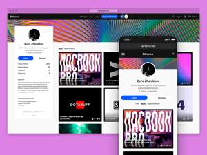 Mobile & Desktop Browser For Adobe Xd