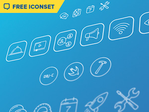 Mobile Developer Iconset made in Sketch