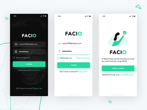 Mobile Login Page Mockups: Free PSD