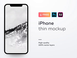 Mockup For iPhone X and XS – PSD Freebie