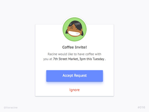 Modal Overlay made in Sketch