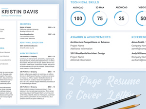 Modern Resume Template – PSD Freebie