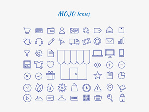 Mojo Icon Set – PSD Freebie