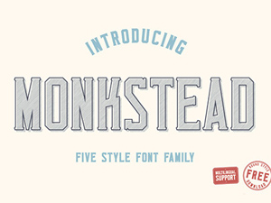 Monkstead Font