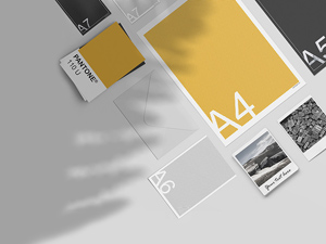 Moodboard Scene Creator Mockup PSD