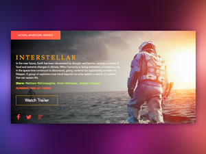 Movie Dashboard UI – Sketch Freebie