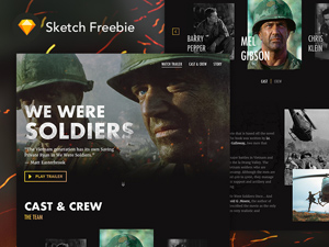 Movie Landing Page by David Bruggisser