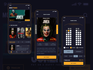 Movie Ticket App UI