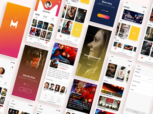 Movies App UI Kit by Aervea