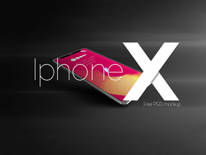 Multiple iPhone X Mockups PSD