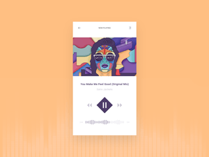 Music Player UI Concept by Marko Nedeljkovic