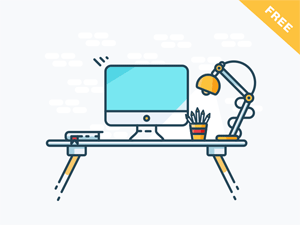 Design Workspace Illustration