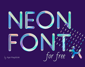 Free Neon Font