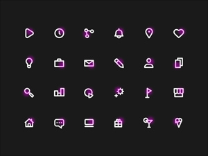 Neon Icons Pack