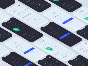 Neumorphism UI Kit: Free PSD