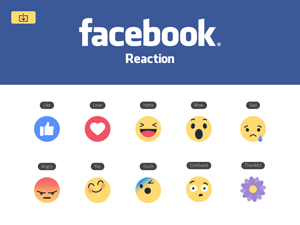 Facebook Like Button Empathetic Emoji Reactions