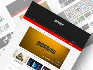 News Homepage Template – Free Resource