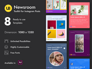 Instagram Post Templates – Newsroom