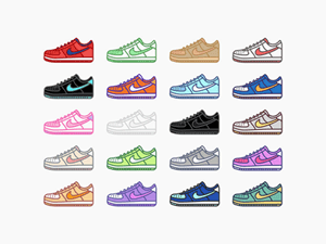 Nike Air Force 1 Vector